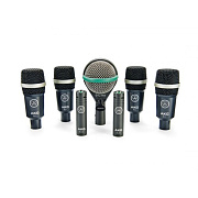 AKG DrumSet Concert 1 комплект микрофонов для ударных инструментов: 1 x D112, 4 x D40, 2 x C430